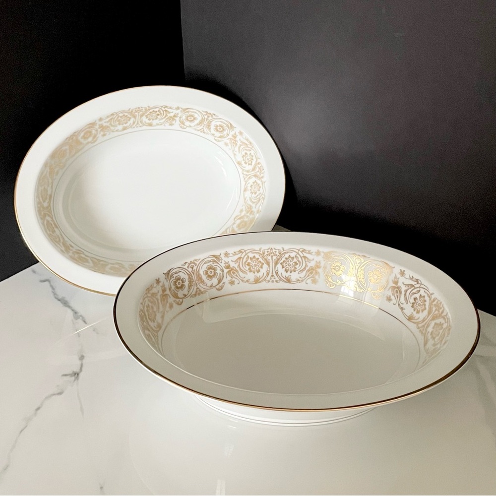 SET of 2 Serving Bowls - Raphael by Noritake